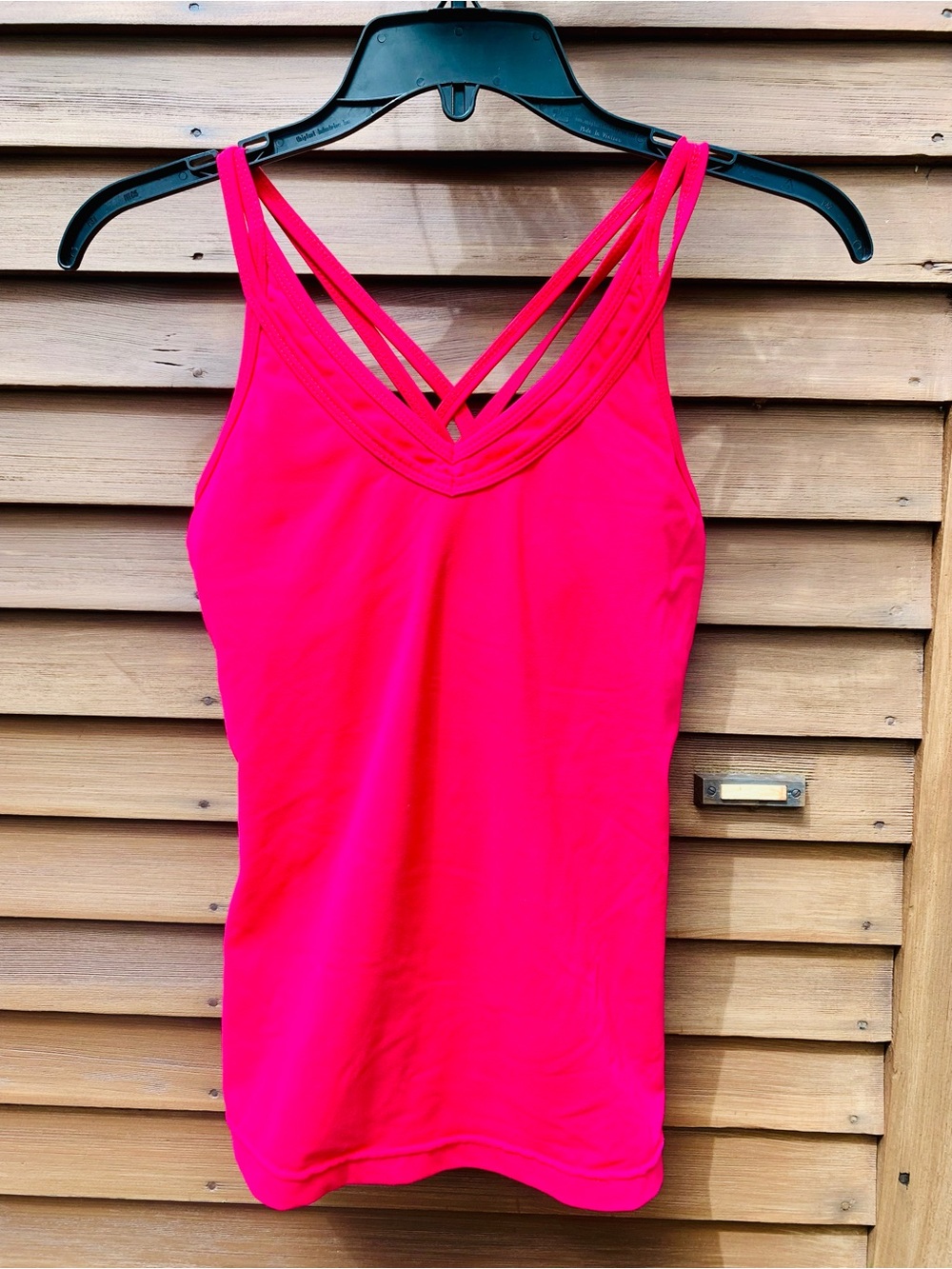 Kyodan Hot Pink Strappy V-Neck Tank